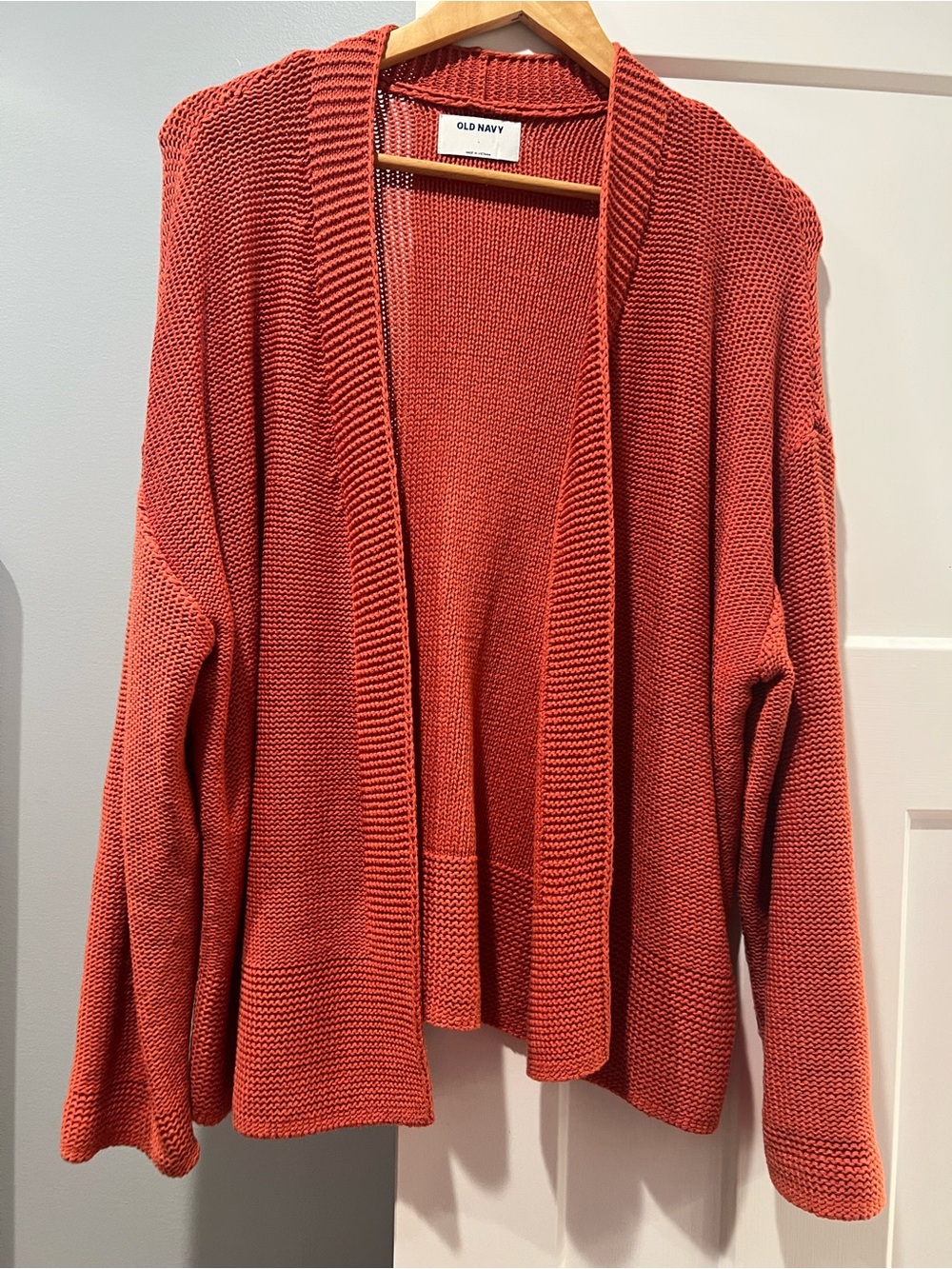 Ladies fall color cardigan